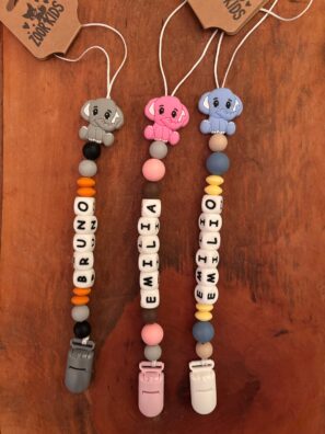 Portachupete elefante personalizable