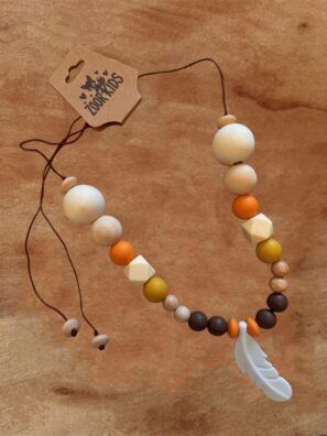 Collar de lactancia tonos tierra
