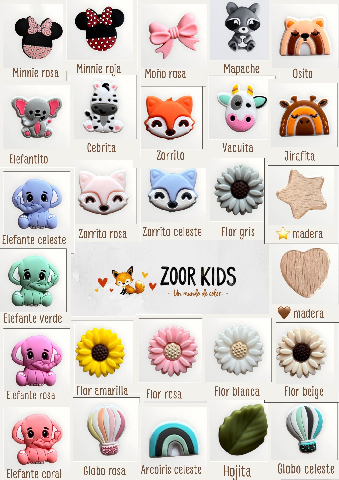 Marcador personalizable figurita + letra abajo - Imagen 2