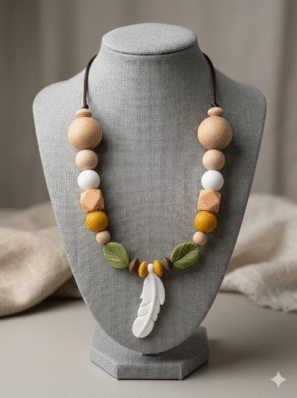 Collar de lactancia estilo natural 🌿