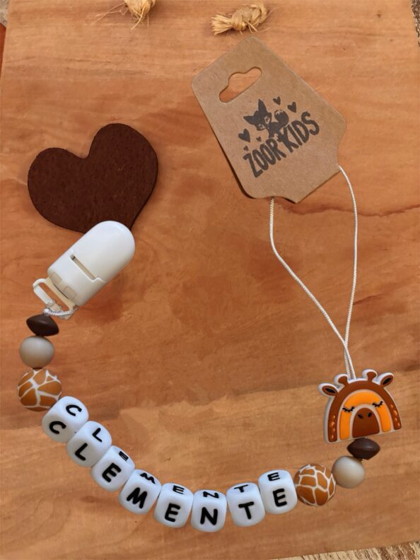 Portachupete jirafa personalizable - Imagen 2