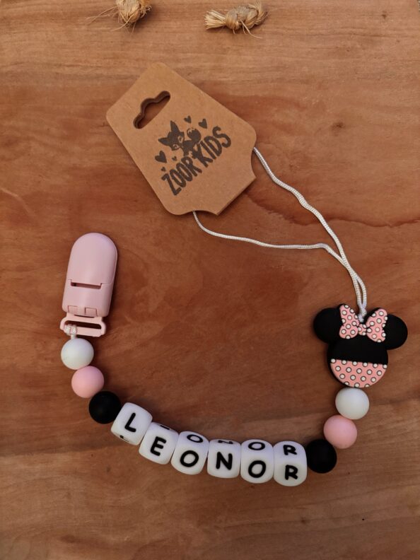 Portachupete minnie personalizable