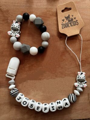 Set dúo Portachupete personalizable + mordedor