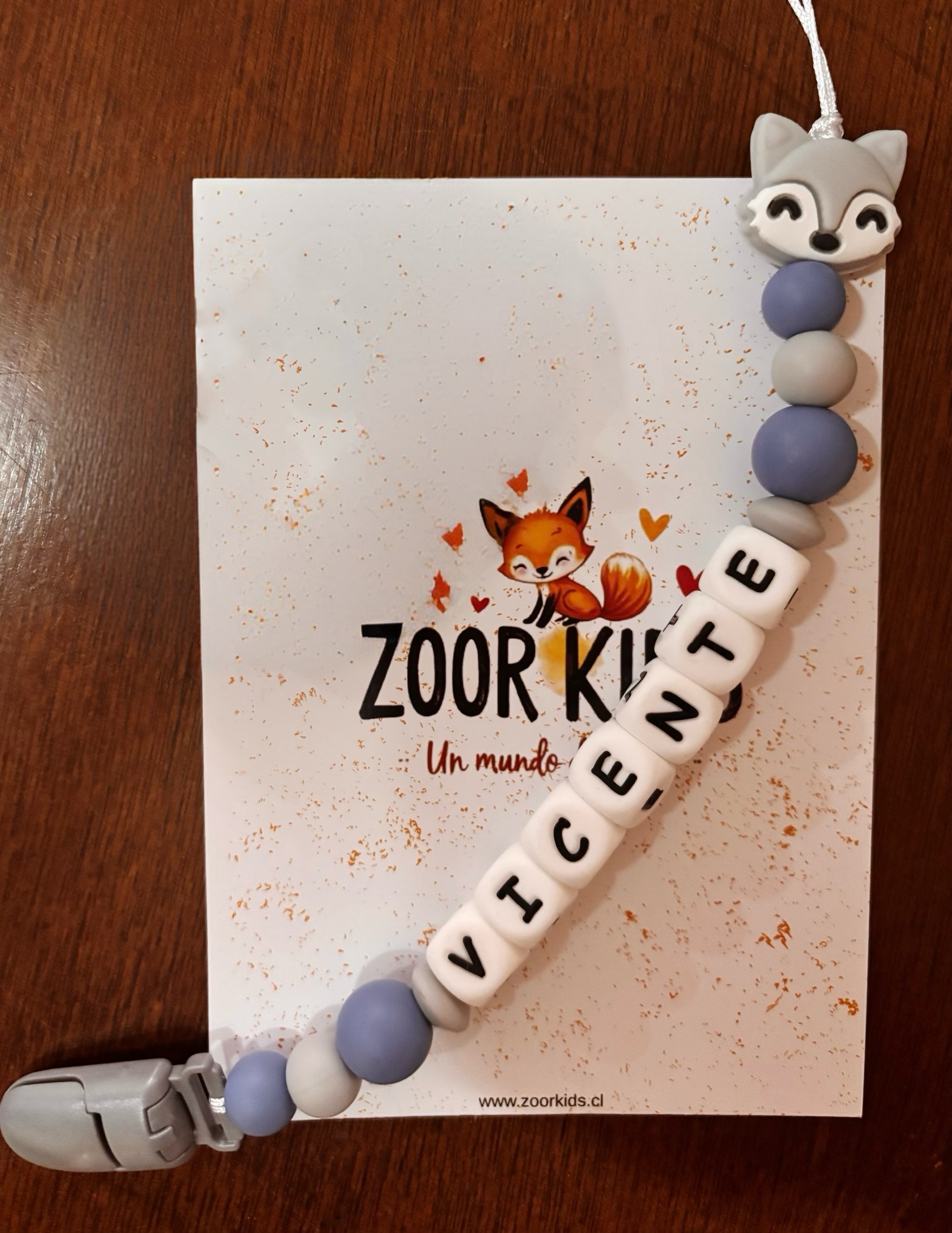 Portachupete zorro personalizable - Imagen 2