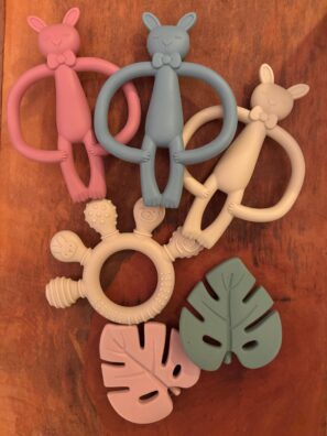 Mordedores de silicona figuras