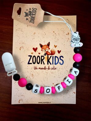 Portachupete estilo flúor personalizable 🖤💖