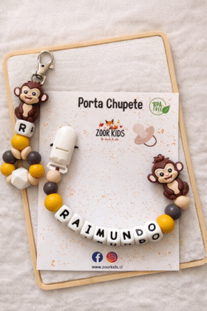 Set Portachupete + marcador de bolsito 🐒